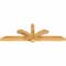 Ekena Millwork Redmond Rough Sawn Timber Gable Bracket, Western Red Cedar, 72"W x 24"H x 4"D x 4"F, 8/12 Pitch GBW072X24X0404RED00RWR - alternate 2
